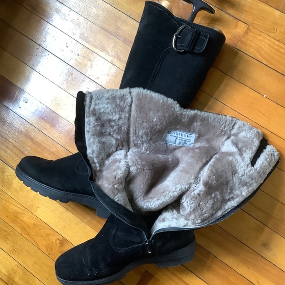 La Canadienne Shearling-Lined Boots Sz 8.5 - Picture 4 of 6